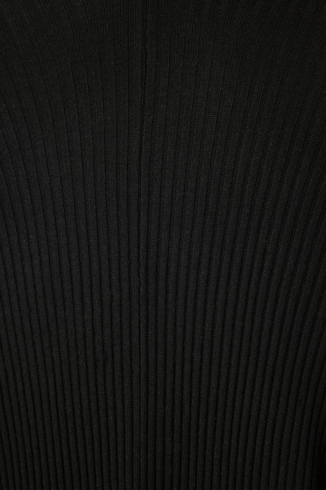 Women's black luxe ribbed lounge cardigan.