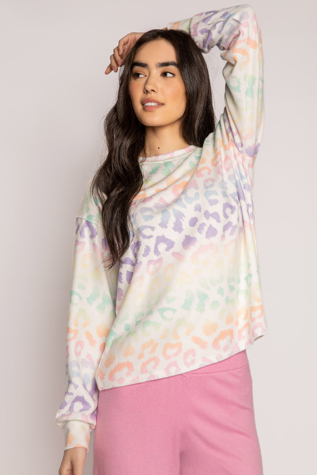 Ombre' Leopard Printed Pullover Top – P.J. Salvage