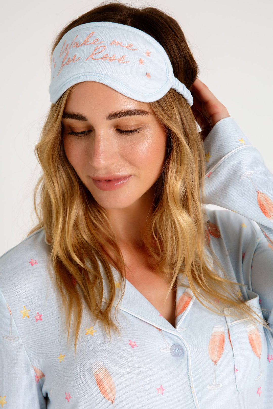 Women's Classic Charcoal Pajama Set & Sleep Mask – P.J. Salvage